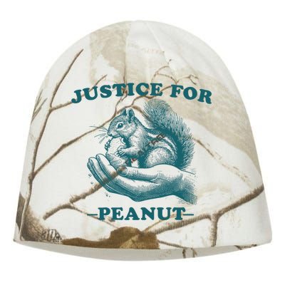 Justice For Peanut The Squirrel Peanut Squirrel Trending Kati - Camo Knit Beanie