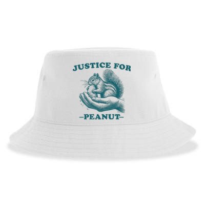 Justice For Peanut The Squirrel Peanut Squirrel Trending Sustainable Bucket Hat