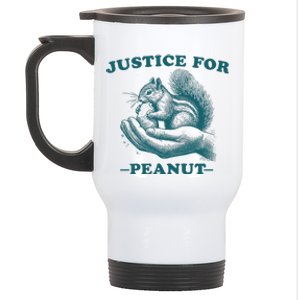 Justice For Peanut The Squirrel Peanut Squirrel Trending Stainless Steel Travel Mug