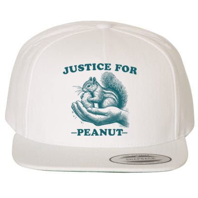 Justice For Peanut The Squirrel Peanut Squirrel Trending Wool Snapback Cap