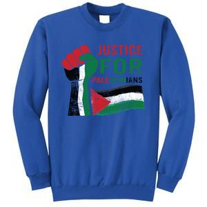 Justice For Palestinian Hand Raise Free Palestine Flag Gift Sweatshirt