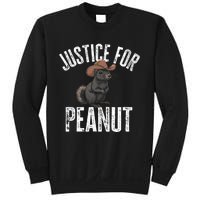 Justice For Peanut The Squirrel Peanut Squirrel Design Sweatshirt