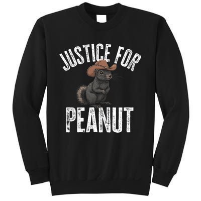 Justice For Peanut The Squirrel Peanut Squirrel Design Sweatshirt