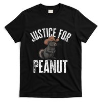 Justice For Peanut The Squirrel Peanut Squirrel Design T-Shirt