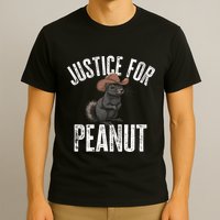 Justice For Peanut The Squirrel Peanut Squirrel Design T-Shirt