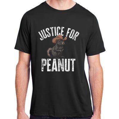 Justice For Peanut The Squirrel Peanut Squirrel Design Adult ChromaSoft Performance T-Shirt