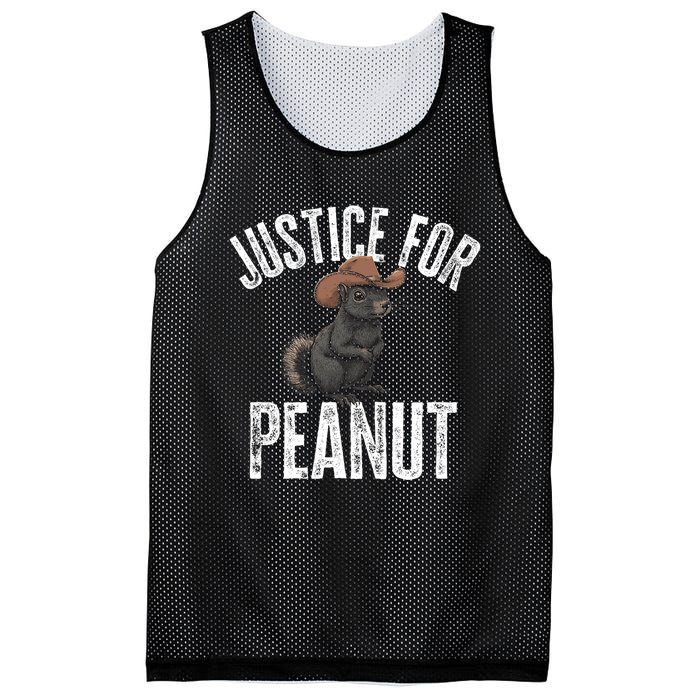 Justice For Peanut The Squirrel Peanut Squirrel Design Mesh Reversible Basketball Jersey Tank