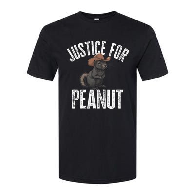 Justice For Peanut The Squirrel Peanut Squirrel Design Softstyle CVC T-Shirt