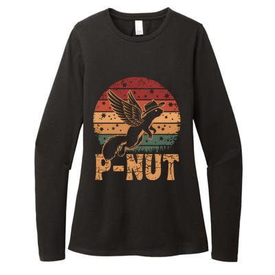 Justice For Peanut P’Nut Pnut Squirrel Lover Womens CVC Long Sleeve Shirt