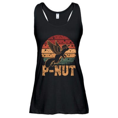 Justice For Peanut P’Nut Pnut Squirrel Lover Ladies Essential Flowy Tank