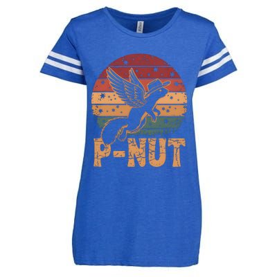 Justice For Peanut P’Nut Pnut Squirrel Lover Enza Ladies Jersey Football T-Shirt