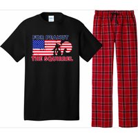 Justice For Peanut P’Nut Pnut Squirrel Trump 2024 Pajama Set