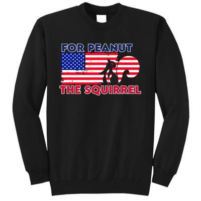 Justice For Peanut P’Nut Pnut Squirrel Trump 2024 Tall Sweatshirt