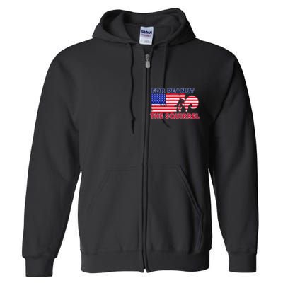 Justice For Peanut P’Nut Pnut Squirrel Trump 2024 Full Zip Hoodie