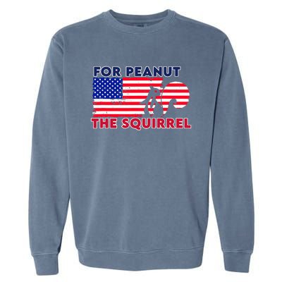 Justice For Peanut P’Nut Pnut Squirrel Trump 2024 Garment-Dyed Sweatshirt