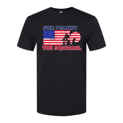 Justice For Peanut P’Nut Pnut Squirrel Trump 2024 Softstyle CVC T-Shirt