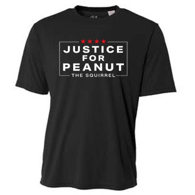 Justice For Peanut The Squirrel Peanut Squirrel Design Cooling Performance Crew T-Shirt