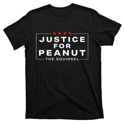 Justice For Peanut The Squirrel Peanut Squirrel Design T-Shirt