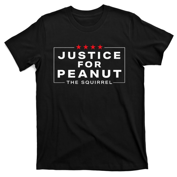 Justice For Peanut The Squirrel Peanut Squirrel Design T-Shirt