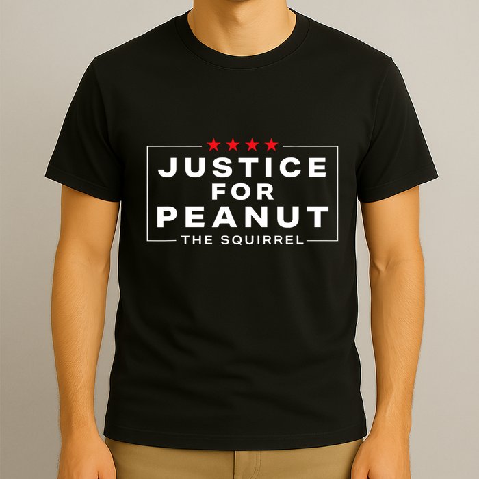 Justice For Peanut The Squirrel Peanut Squirrel Design T-Shirt