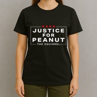 Justice For Peanut The Squirrel Peanut Squirrel Design T-Shirt