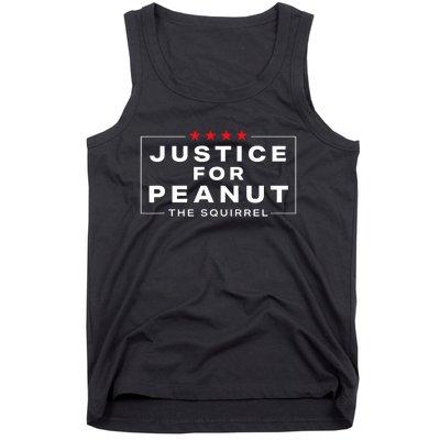 Justice For Peanut The Squirrel Peanut Squirrel Design Tank Top