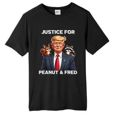 Justice For Peanut & Fred Funny Donald Trump Tall Fusion ChromaSoft Performance T-Shirt