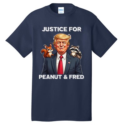 Justice For Peanut & Fred Funny Donald Trump Tall T-Shirt