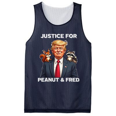 Justice For Peanut & Fred Funny Donald Trump Mesh Reversible Basketball Jersey Tank