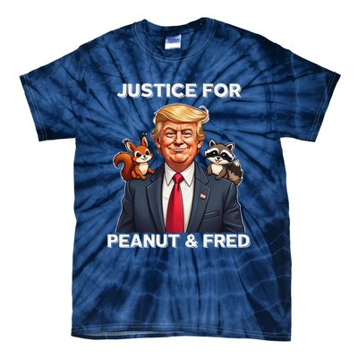 Justice For Peanut & Fred Funny Donald Trump Tie-Dye T-Shirt