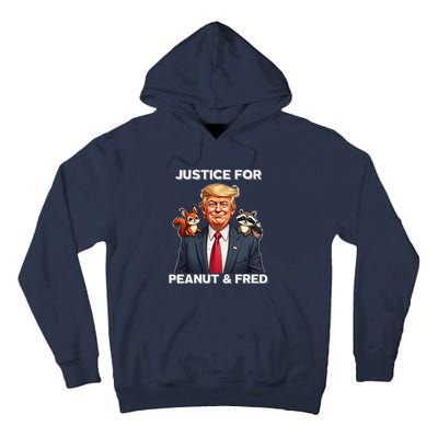 Justice For Peanut & Fred Funny Donald Trump Tall Hoodie