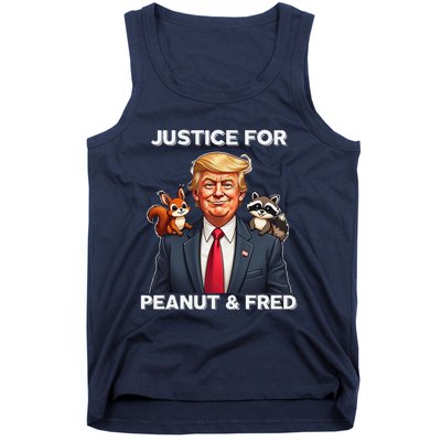 Justice For Peanut & Fred Funny Donald Trump Tank Top