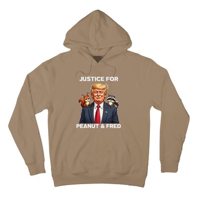 Justice For Peanut & Fred Funny Donald Trump Hoodie