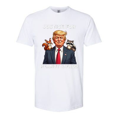 Justice For Peanut & Fred Funny Donald Trump Softstyle CVC T-Shirt