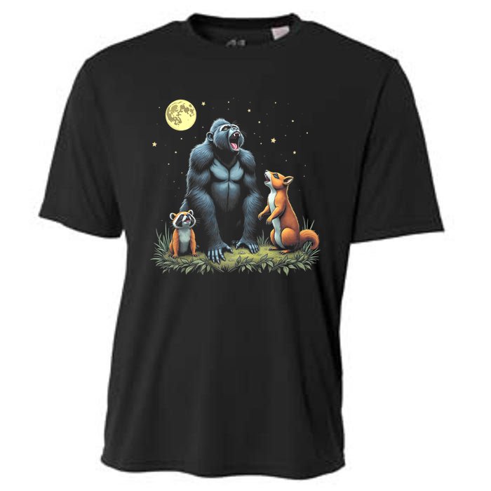 Justice For Peanut And Fred! Squirrel Raccoon Gorilla Cooling Performance Crew T-Shirt