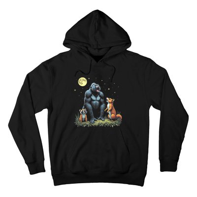 Justice For Peanut And Fred! Squirrel Raccoon Gorilla Hoodie