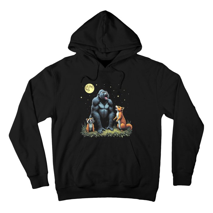 Justice For Peanut And Fred! Squirrel Raccoon Gorilla Hoodie