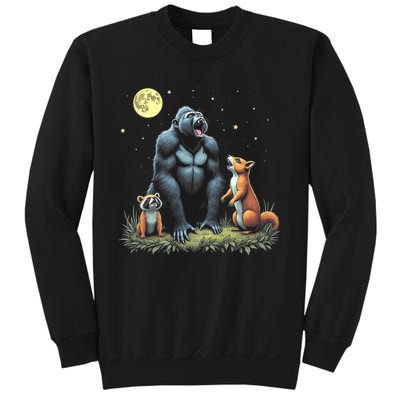 Justice For Peanut And Fred! Squirrel Raccoon Gorilla Sweatshirt