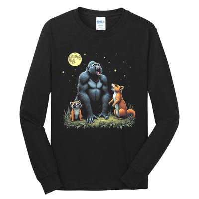 Justice For Peanut And Fred! Squirrel Raccoon Gorilla Tall Long Sleeve T-Shirt