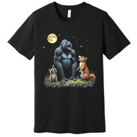 Justice For Peanut And Fred! Squirrel Raccoon Gorilla Premium T-Shirt