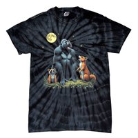 Justice For Peanut And Fred! Squirrel Raccoon Gorilla Tie-Dye T-Shirt