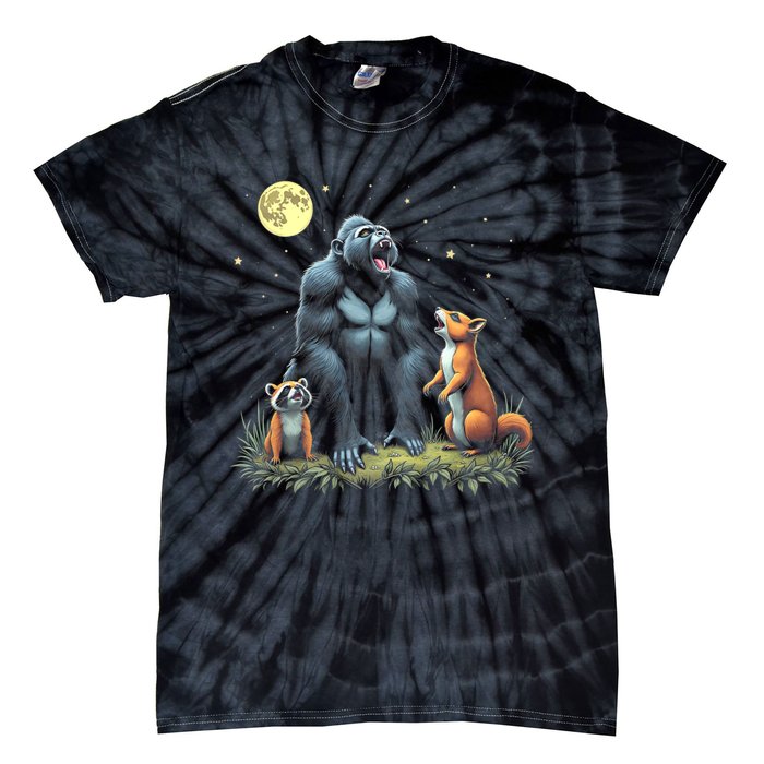 Justice For Peanut And Fred! Squirrel Raccoon Gorilla Tie-Dye T-Shirt