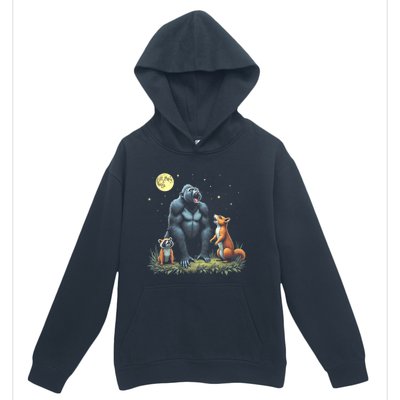 Justice For Peanut And Fred! Squirrel Raccoon Gorilla Urban Pullover Hoodie