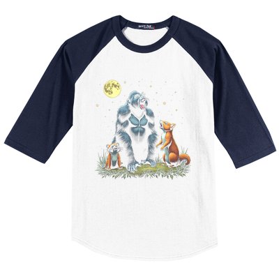 Justice For Peanut And Fred! Squirrel Raccoon Gorilla Baseball Sleeve Shirt