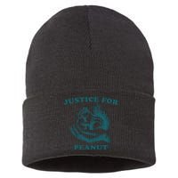 Justice For Peanut The Squirrel Peanut Squirrel Sustainable Knit Beanie