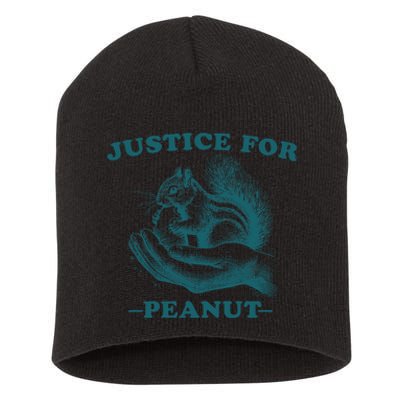 Justice For Peanut The Squirrel Peanut Squirrel Short Acrylic Beanie