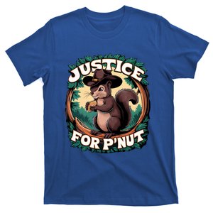 Justice For PNut Cute Peanut The Squirrel Cowboy Hat T-Shirt