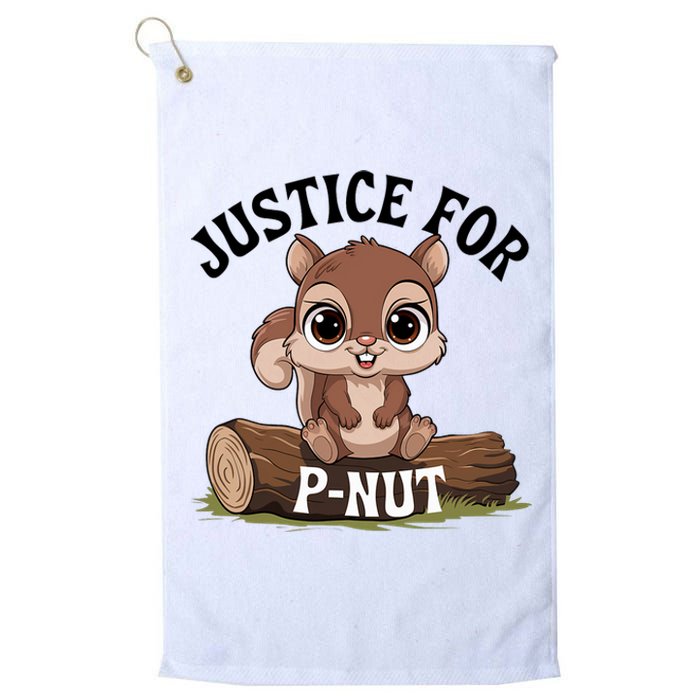 Justice For Pnut And Fred The Squirrel  Peanut Justice Platinum Collection Golf Towel