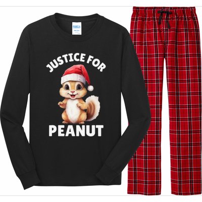 Justice For Peanut The Squirrel Justice For Fred The Raccoon Long Sleeve Pajama Set