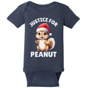 Justice For Peanut The Squirrel Justice For Fred The Raccoon Baby Bodysuit